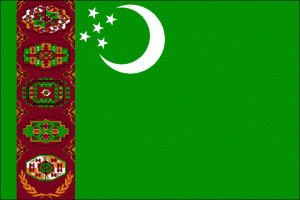 Символика Государственного флага Туркменистана на фото